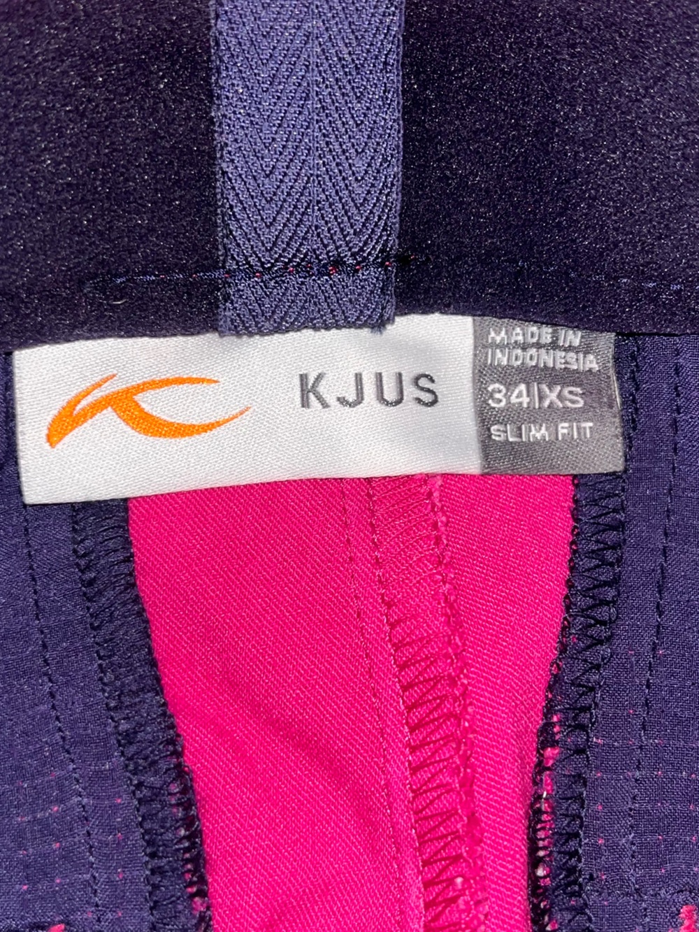 KJUS Ikala 7/8 treggings Hot Pink Performance golf Legging chino - Picture 2 of 4